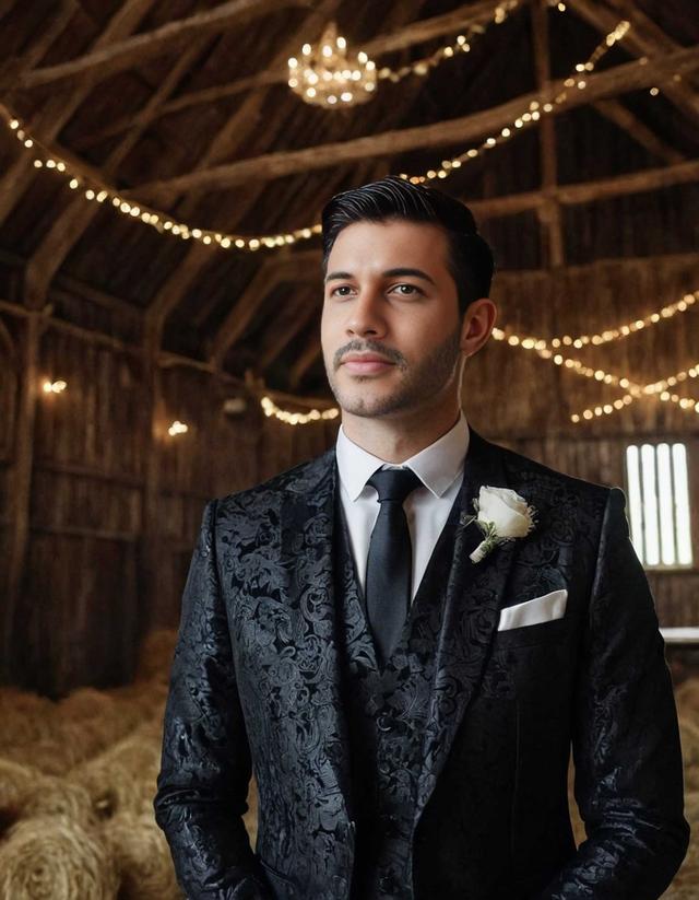 Wedding Groom Barn 2